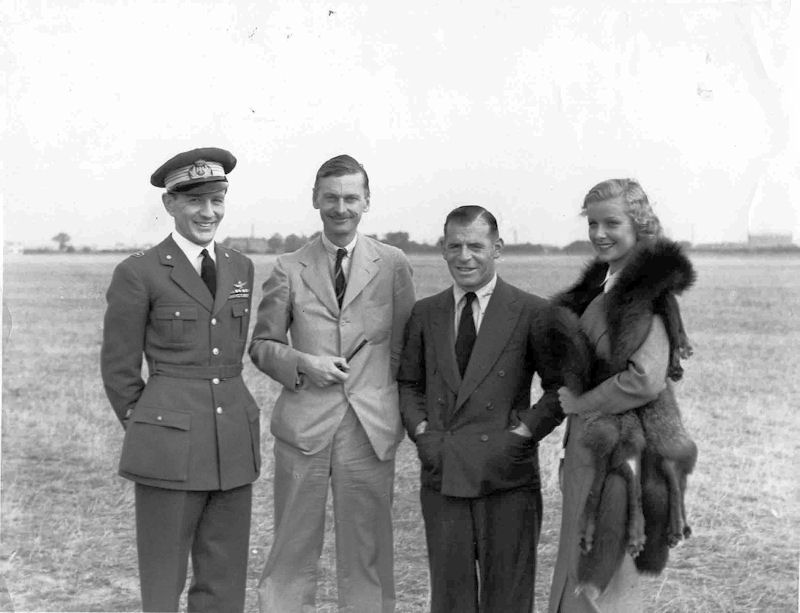 RPG Denman with cast of the Blue Squadron 1934