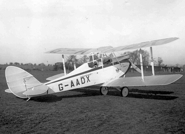 G-AADX DH Moth Maurice Jackaman