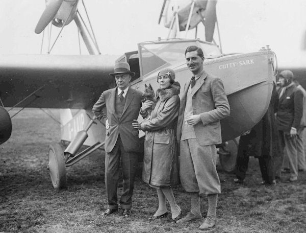 G-AAIP Saro A17 Cutty Sark Norman and Mrs Holden E Hordern 15 Apr 1930