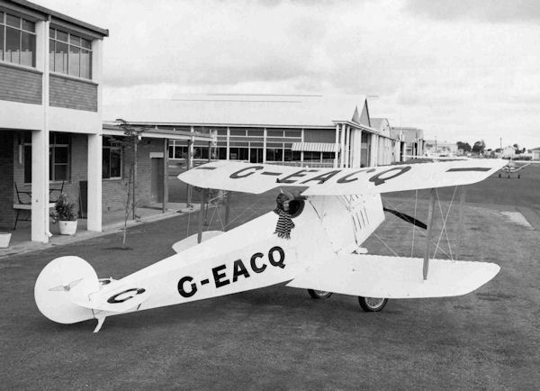 G-EACQ Bert Hinklers Avro Baby at Brisbane in July 1972