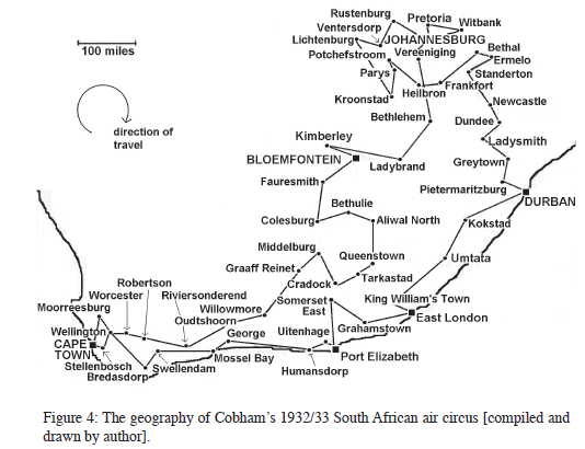 cobham south africa 1932-3